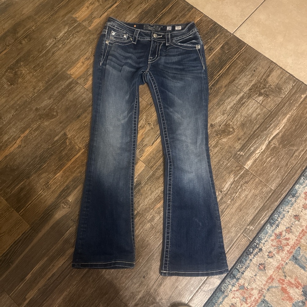Miss Me Dark Blue Flare Jeans